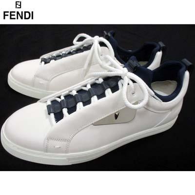 フェンディ Fendi メンズ 靴 スニーカー バックバグズ ソール部分ロゴ入りロートップスニーカー ホワイト 7e1021 A0u3 F1orn R 02a 0722 006 ガッツブランドショップ 通販 Yahoo ショッピング