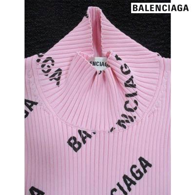 バレンシアガ Balenciaga レディース トップス ワンピース ロゴ 2color 総柄balenciaga斜めロゴプリント付タイトワンピース ピンク 黒 R 02a 0722 015 ガッツブランドショップ 通販 Yahoo ショッピング