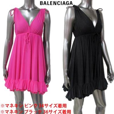 バレンシアガ BALENCIAGA レディース 2color ワンピース チュニック トップス チュニック ワンピースとしても着可 BALENCIAGA 2color Babydollデザイン