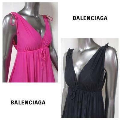 バレンシアガ Balenciaga レディース トップス チュニック ワンピースとしても着可 2color Babydollデザイン 裾フレアチュニック ピンク 黒 R 0722 023 ガッツブランドショップ 通販 Yahoo ショッピング