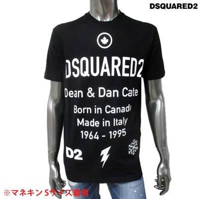 ディースクエアード Dsquared2 メンズ トップス Tシャツ ロゴ Dean Dan Dsquared2マルチロゴ付きtシャツ 黒 S74gd0746 S 900 R 02a 0803 058 ガッツブランドショップ 通販 Yahoo ショッピング