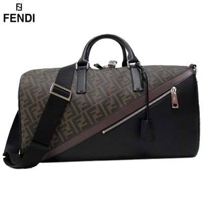 フェンディ Fendi メンズ 鞄 ボストンバッグ ショルダーバッグ ユニセックス Ff柄 フロント斜めジップポケット付きボストンバッグ 7va496 xs F199b 02a 04 001 ガッツブランドショップ 通販 Yahoo ショッピング