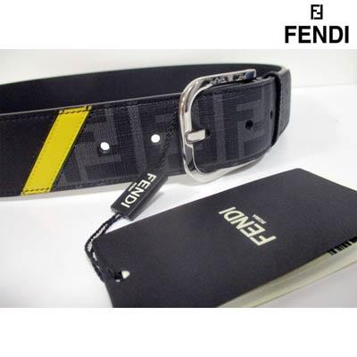 フェンディ FENDI メンズ 小物 ベルト レザーベルト ロゴ FFズッカ柄 フェンディ FENDI メンズ 小物 ベルト レザーベルト ロゴ FFズッカ柄