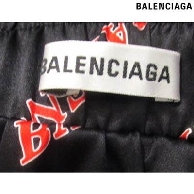 バレンシアガ BALENCIAGA レディース ボトムス スカート ロゴ シルク