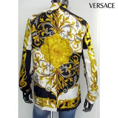 ヴェルサーチ Versace メンズ トップス シャツ 長袖 ロゴ シルク100 Versaceバロック柄総柄プリント付きシャツ A 027 R 02a 0911 047 ガッツブランドショップ 通販 Yahoo ショッピング