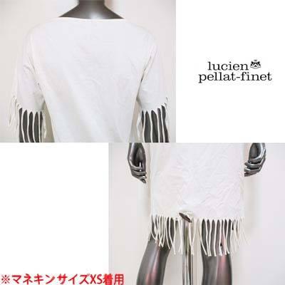 ルシアンペラフィネ Lucien Pellat Finet レディース ワンピース ドレス 半袖 裾 袖口部分装飾付きコットンワンピース ホワイト Evf1056 0401 Wh R 9999 360 ガッツブランドショップ 通販 Yahoo ショッピング