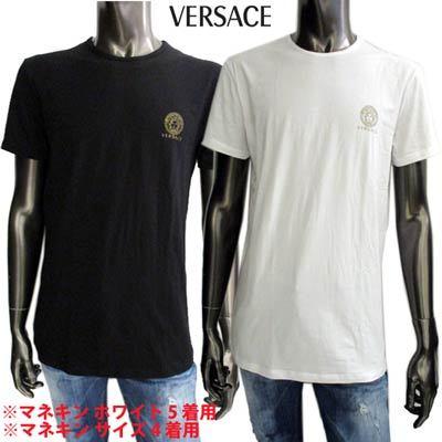 ヴェルサーチ VERSACE メンズ トップス Tシャツ 半袖 2color ※Vネックタイプもあります  チェスト部分VERSACE/メデューサロゴプリント付Tシャツ (R11000) 121 :210202-017:ガッツブランドショップ - 通販 -  Yahoo!ショッピング