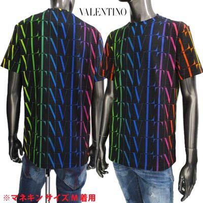 ヴァレンティノ Valentino メンズ トップス Tシャツ 半袖 ロゴ 総柄グラデーションレインボーカラーvltnロゴプリント付tシャツ R500 099 ガッツブランドショップ 通販 Yahoo ショッピング