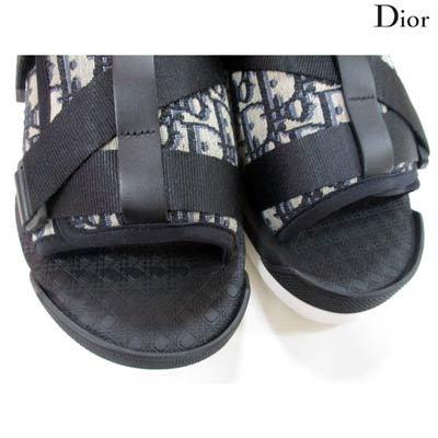 ディオールオム DIOR HOMME メンズ 靴 サンダル ロゴ 総柄DIORロゴ