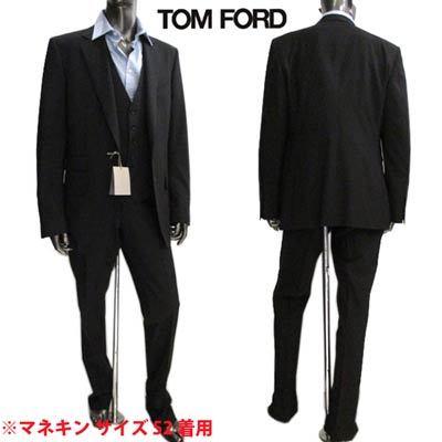 トムフォード TOM FORD メンズ セットアップ スーツ ジャケット パンツ 3ピース・マルチポケット付きセットアップスーツ 31YA4C C 938R00 (R599000) 121 カジュアルスーツ