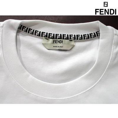 フェンディ FENDI レディース トップス Tシャツ 半袖 ロゴ unisex可 