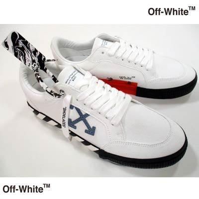 オフホワイト OFF-WHITE メンズ 靴 スニーカー シューレースプリント・ボディーアローロゴ・ソールスラッシュロゴプリント付きスニーカー