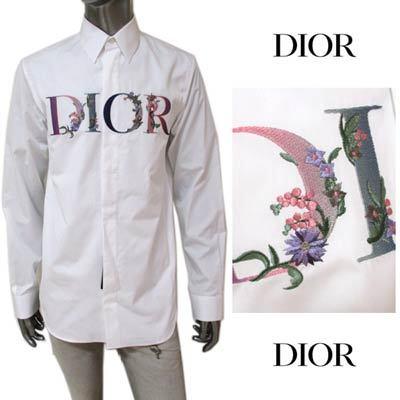 ディオールオム DIOR HOMME メンズ トップス シャツ 長袖 ロゴ スペア