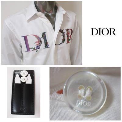 ディオールオム DIOR HOMME メンズ トップス シャツ 長袖 ロゴ スペア