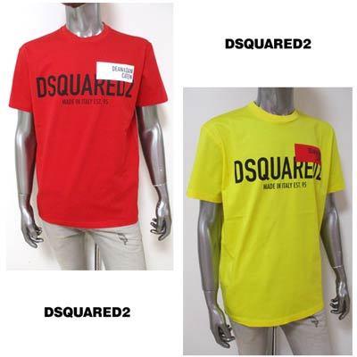当季大流行 ディースクエアード 583H 半袖 Tシャツ ロゴT プリント