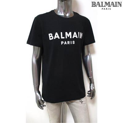 バルマン BALMAIN メンズ トップス Tシャツ 半袖 カットソー ロゴ 