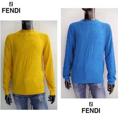 フェンディ Fendi メンズ トップス ニット セーター 4color レーヨン地 総柄ffズッカ柄透かし加工ライトニットセーター 黄 青 白 黒 R 016 ガッツブランドショップ 通販 Yahoo ショッピング