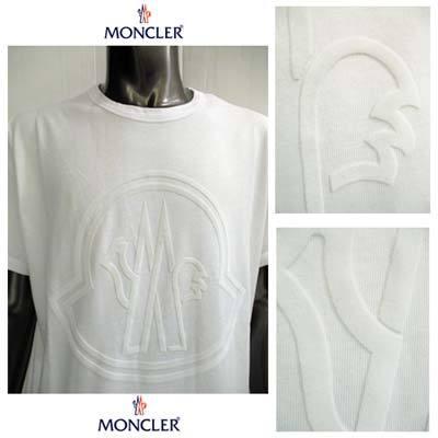 モンクレール MONCLER メンズ Tシャツ 半袖 トップス ロゴ フロント 