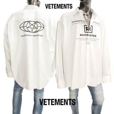 ヴェトモン VETEMENTS メンズ トップス シャツ 長袖 ロゴ グラフィック ヴェトモン VETEMENTS メンズ トップス シャツ 長袖 ロゴ グラフィック