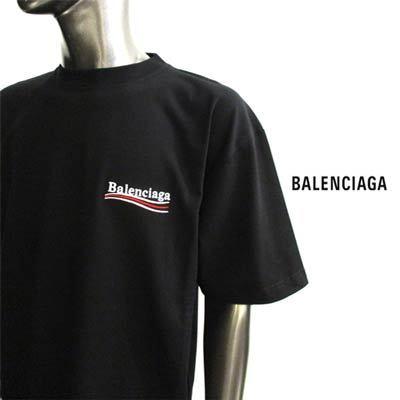 バレンシアガ BALENCIAGA メンズ トップス Tシャツ 半袖 ロゴ 2color 