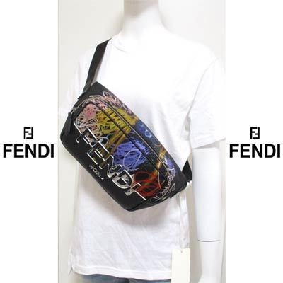 フェンディ FENDI メンズ 鞄 バッグ ボディーバッグ ロゴ ユニセックス 