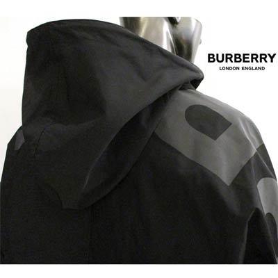 【クーポン】 バーバリー BURBERRY メンズ アウター ジャケット ロゴ スリーブ/ショルダー部分BURBERRYロゴ・フーデッドジップジャケット ブラック 8043858 128660 A1189 【AAA2616269115】(92340円)