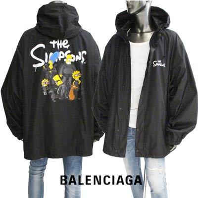バレンシアガ BALENCIAGA メンズ アウター ボタン/ジップロゴ刻印・THE  SIMPSONS(ザ・シンプソンズ)ロゴプリント・フード付オーバーサイズジャケット :211209-001:ガッツブランドショップ - 通販 -  Yahoo!ショッピング