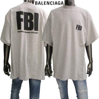 バレンシアガ BALENCIAGA メンズ トップス Tシャツ 半袖 ロゴ ひび割