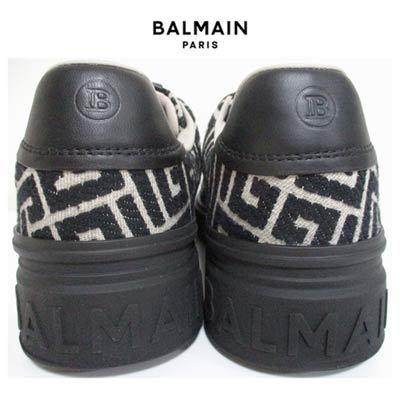 バルマン BALMAIN メンズ 靴 シューズ 総柄モノグラムロゴ・サイド 