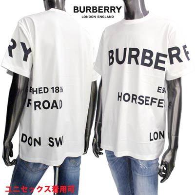 バーバリー BURBERRY メンズ トップス Tシャツ 半袖 ロゴ ユニセックス可 ※同デザイン色違いもあります  フロント/バックフロントBURBERRYラバーロゴ付Tシャツ :220117-042:ガッツブランドショップ - 通販 - Yahoo!ショッピング