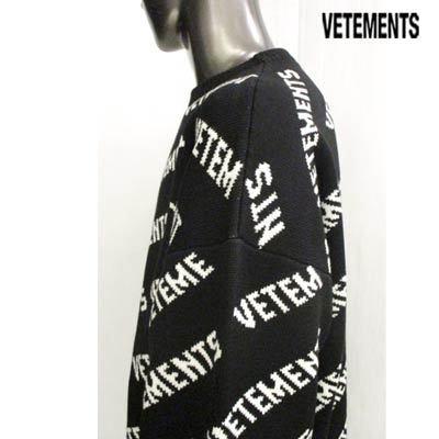 ヴェトモン VETEMENTS メンズ セーター ニット トップス ユニセックス ヴェトモン VETEMENTS メンズ セーター ニット トップス ユニセックス