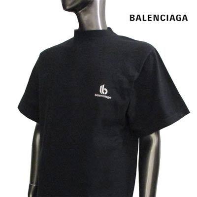 バレンシアガ BALENCIAGA メンズ トップス Tシャツ 半袖 ロゴ フロント