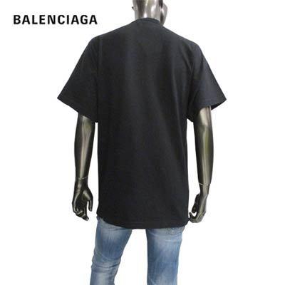 バレンシアガ BALENCIAGA メンズ トップス Tシャツ 半袖 ロゴ フロント