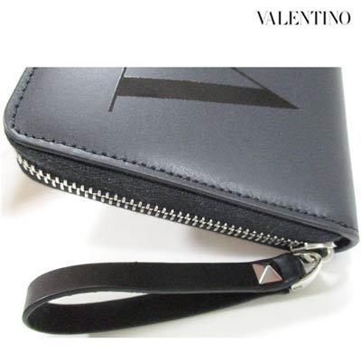 中古品 ヴァレンティノ VALENTINO 財布 ウォレット ユニセックス VLTNロゴ・バックロゴ型押し・レザーロングウォレット 黒 バレンチノ バレンティノ XY2P0570 VNA 0NO 【Y1075236677】(37950円)