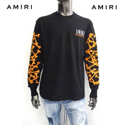 アミリ AMIRI メンズ Tシャツ 長袖 ロンT 3color チェスト部分ロゴ