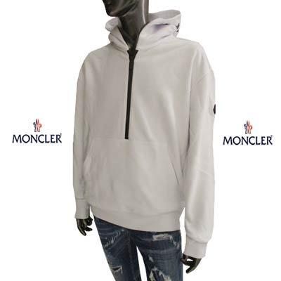 モンクレール ハーフジップパーカー フーディ メンズ MONCLER ロゴ