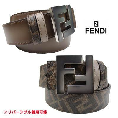 フェンディ リバーシブルレザーベルト メンズ FENDI FFロゴバックル 裏面総柄 ズッカ柄 7C0468 AHUU  :220511-085:ガッツブランドショップ - 通販 - Yahoo!ショッピング