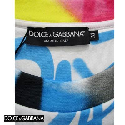 ドルチェ＆ガッバーナ DOLCE&GABBANA メンズ トップス トレーナー スウェット ロゴ スプレーグラフィティアート  フロント/バックビックDGロゴ マルチロゴ