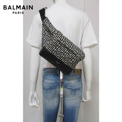 バルマン BALMAIN メンズ 鞄 ベルトバッグ ボディバッグ ロゴ ユニ