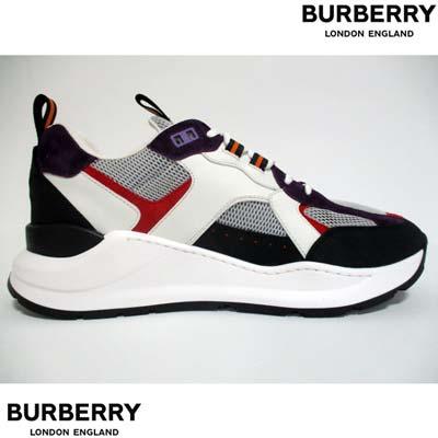 A7人気シール帳 バーバリー スニーカー シューズ メンズ BURBERRY エンボス メッシュ モノグラム マルチロゴ 8061873 A1189 【W1239793931】(43758円)
