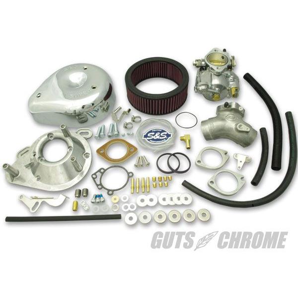 GUTS CHROME 11-0407 S&S E キャブ 84-92年 EVOビッグツイン用 