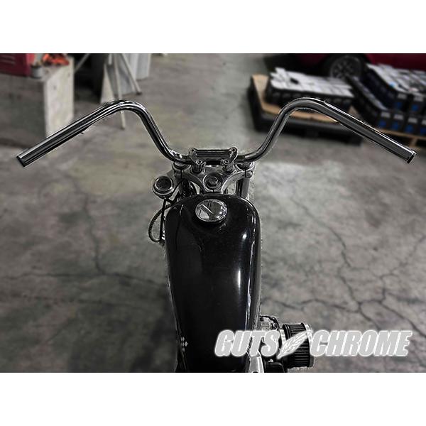 GUTS CHROME ハーレー ハンドル クローム ナローエイプミディアム 