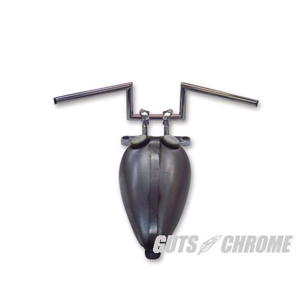 ハーレー ハンドル クローム Zバー 6インチ ヘコミ有り