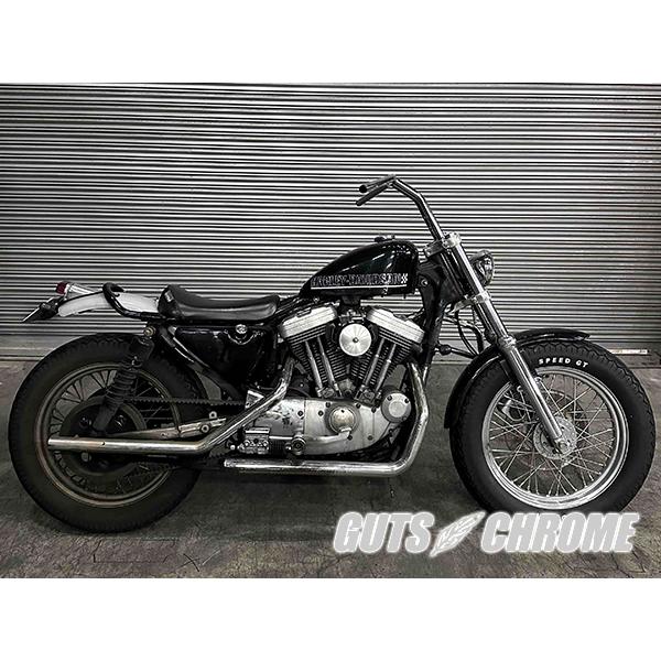 GUTS CHROME（ガッツ クローム） ハーレー ハンドル クローム 10インチ