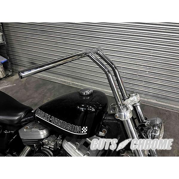 GUTS CHROME（ガッツ クローム） ハーレー ハンドル クローム 10インチ