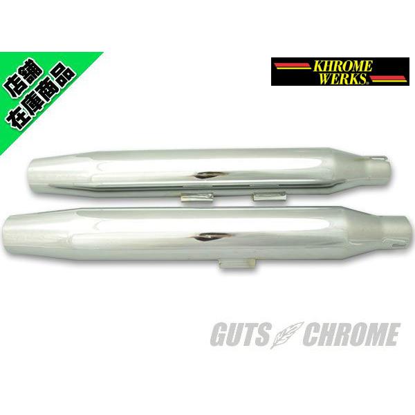 GUTS CHROME - クロームワークス2007年今後 ファットボーイ/デュース テーパード バイク-スリップオンマフラー-マフラー