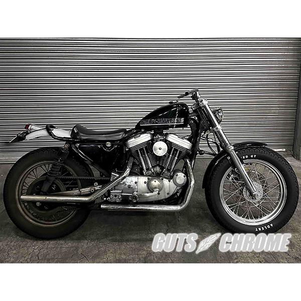 GUTS CHROME（ガッツ クローム） ハーレー ハンドル ブラック Zバー