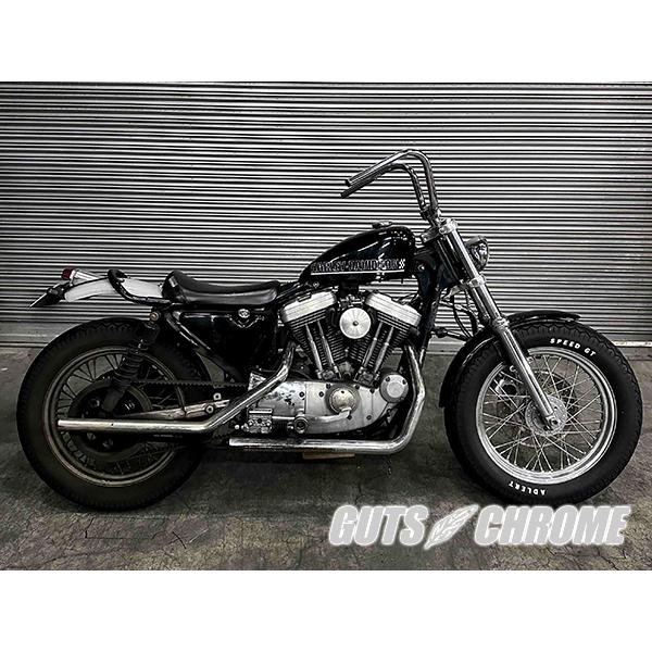 GUTS CHROME（ガッツ クローム） ハーレー ハンドル ブラック