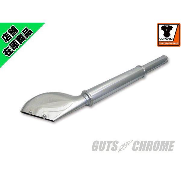 V-TWIN クラシックフィッシュテールマフラー 31.5インチ クローム
