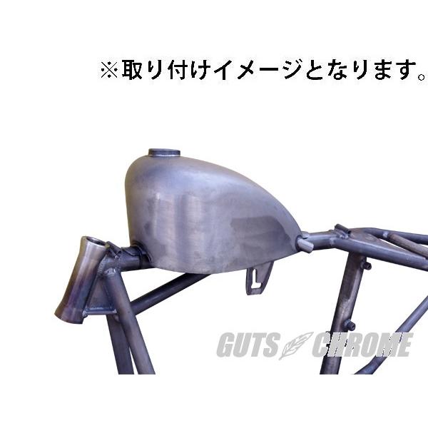 【汎用スポタン】ロートンネルタンク　スポーツスタータンク　ハーレー　チョッパー GUTS CHROME（ガッツ クローム） ナロースポーツスタータンク ロー